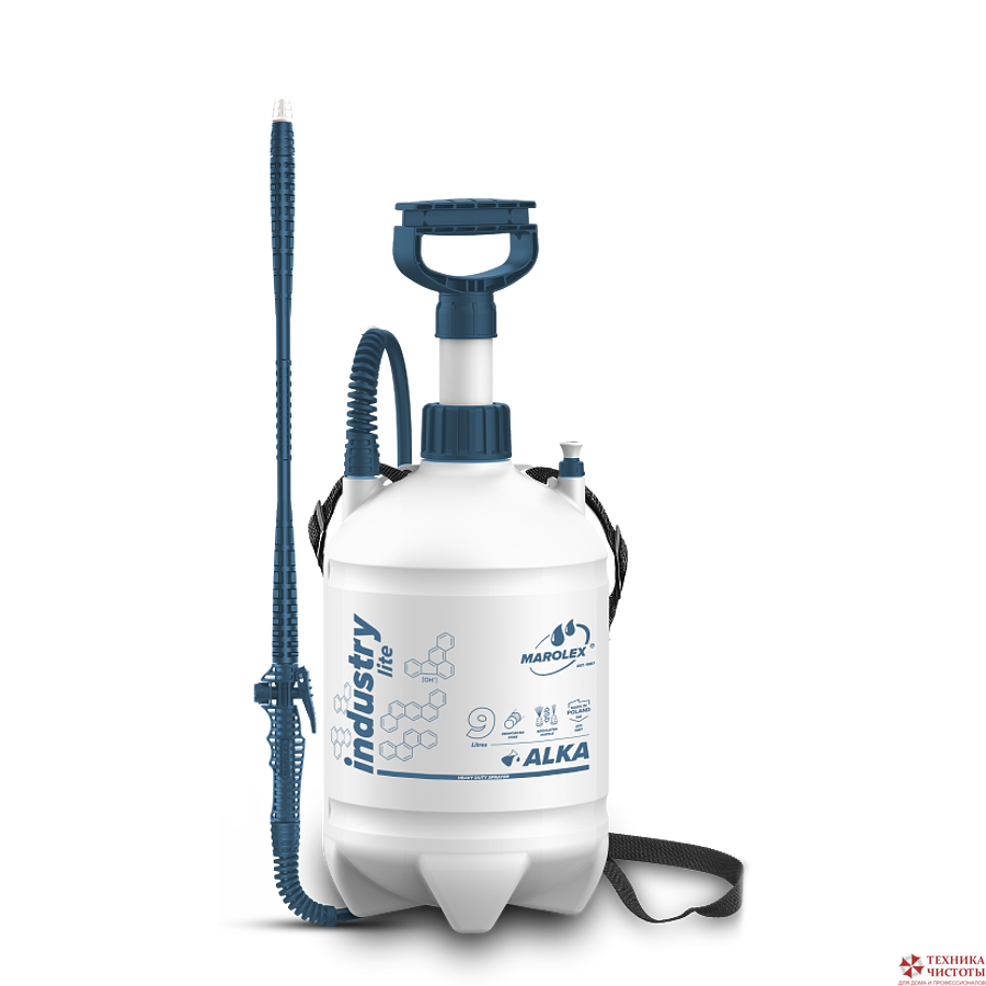 Распылитель с нагнетателем Industry Alka Line MAROLEX, 9 л