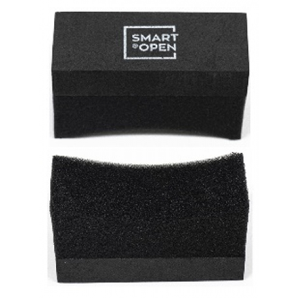 Аппликатор-полумесяц для нанесения составов на шины авто,10x4x(2.5+3) см