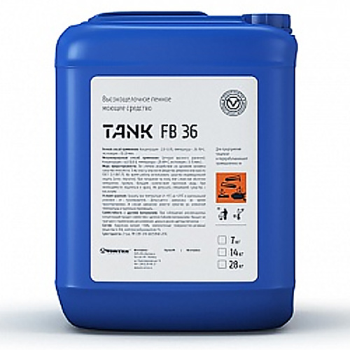 Щелочное пенное моющее средство для пищевого оборудования и инвентаря TANK FB36,7кг