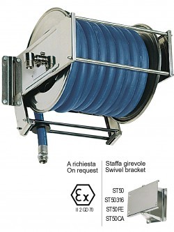 Ramex AV 5000 FE Барабан инерционный, 20 бар, для шланга 30 м (окраш)