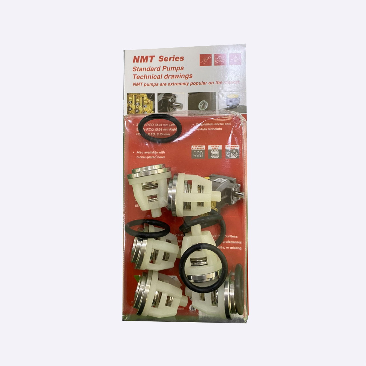 Комплект клапанов насоса  NMT, NPM 6шт