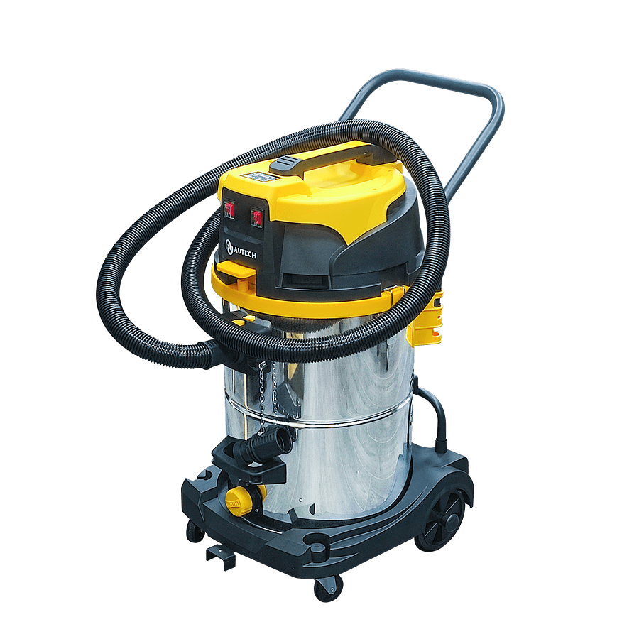 Пылеводосос AUTECH двухтурбинный для влажной и сухой уборки 60л, 2400Вт