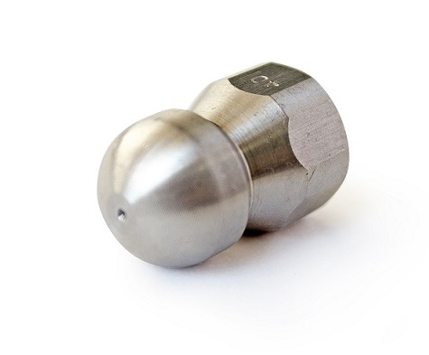 Форсунка каналопромывочная (с боем вперед и назад, вход 1/8внут, 1х3 отверстие, размер 055)