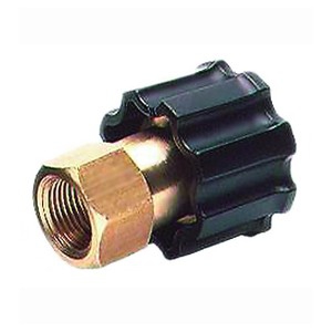 Переходник M22x1,5 гайка - 1/4 внут (удлиненный), 400bar, латунь