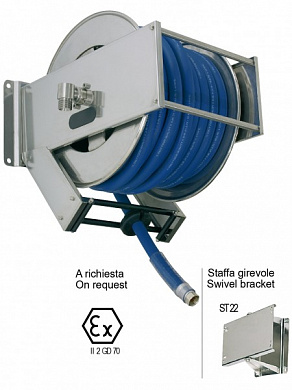 Ramex AV 2300 Барабан инерционный, 20 бар, для шланга 18 м (нерж)
