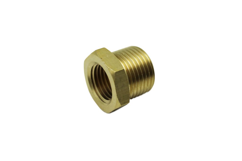 Переходник 1/8 внут - 1/4 внеш, 400bar, латунь