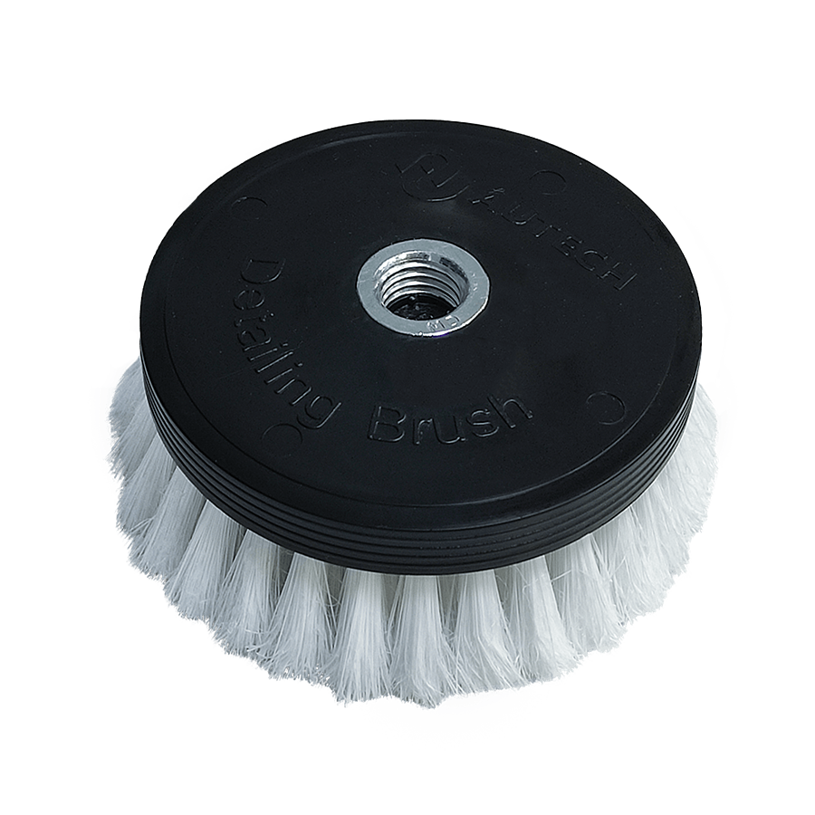 Щётка детейлера для кожи в виде насадки на электрические приборы