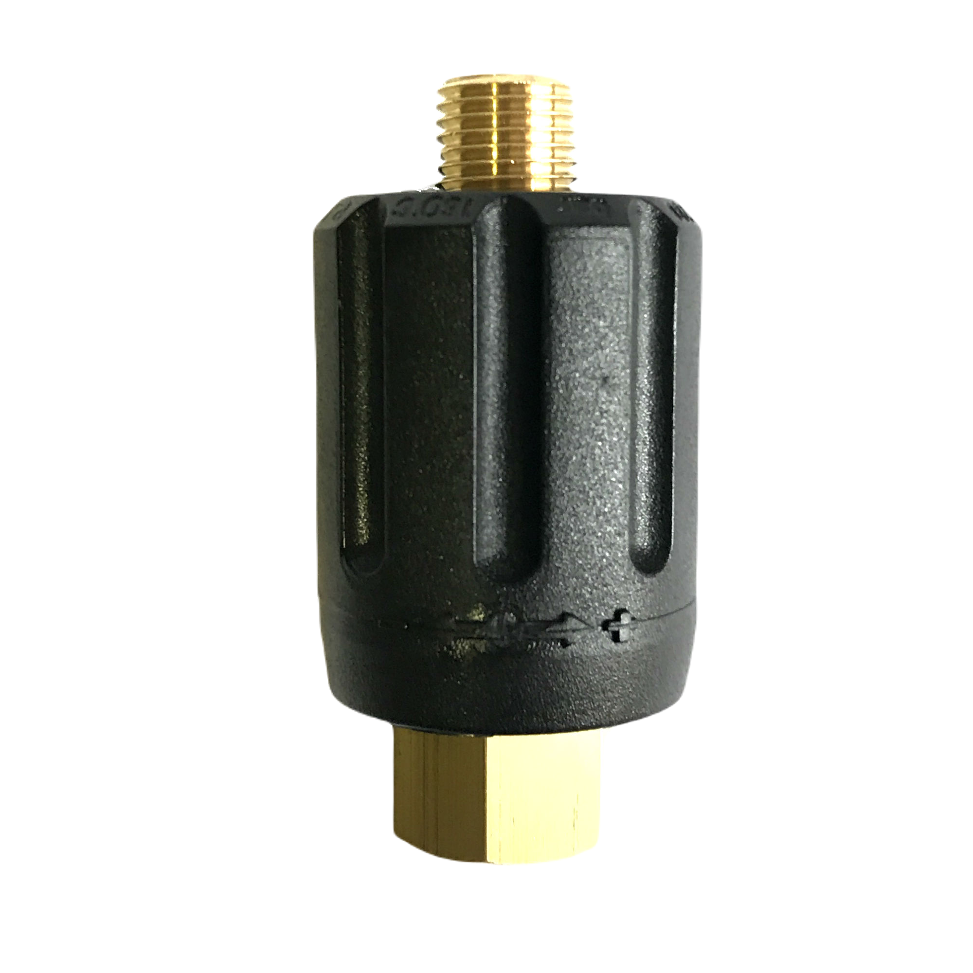 Регулятор потока высокого давления. Резьба G1/4-F х G1/4-M. Макс.давление 280 Бар. Латунь.