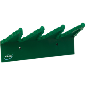 Настенный держатель для инвентаря, 240 мм,зеленый