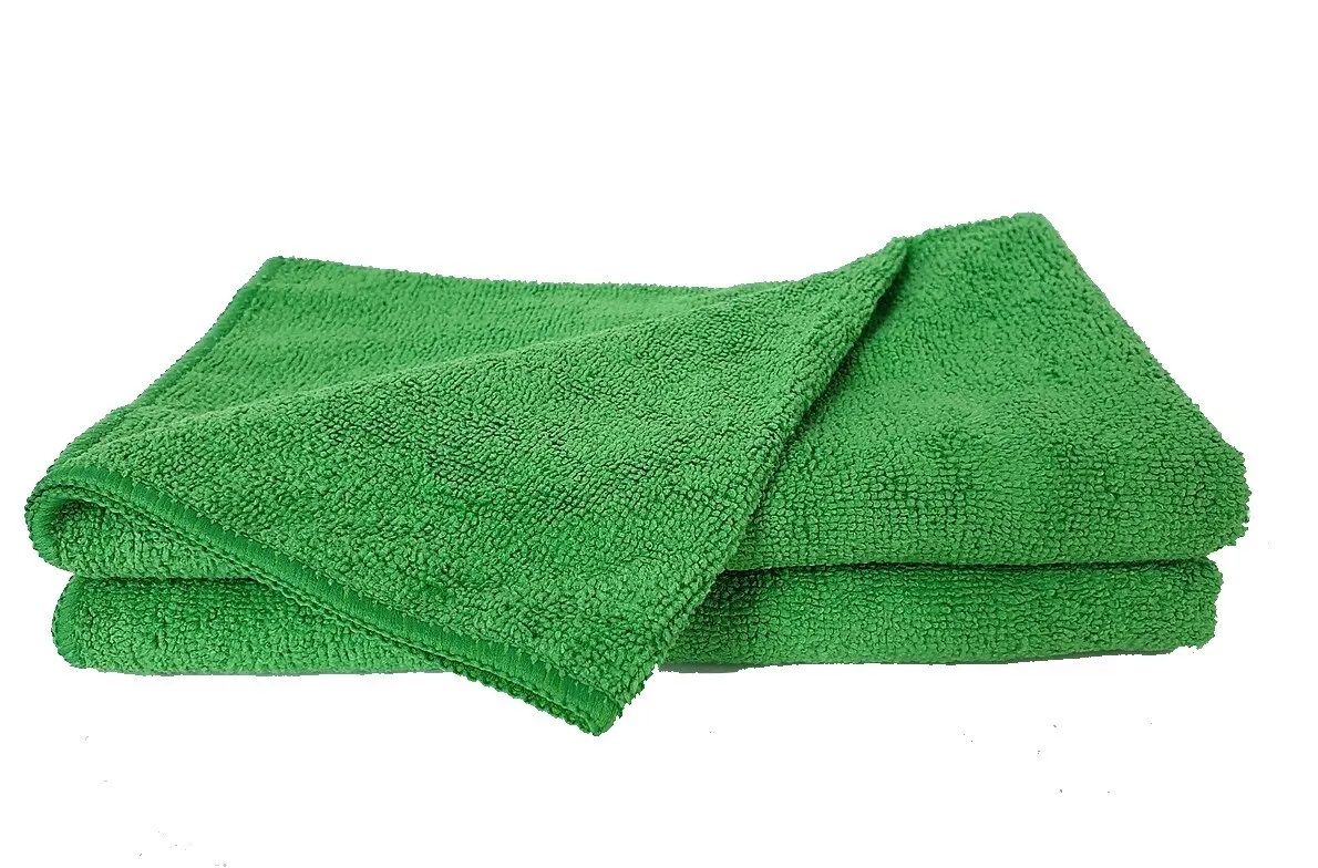Салфетка для пола из микрофибры 50х60 см,320 г/м2,зелёная