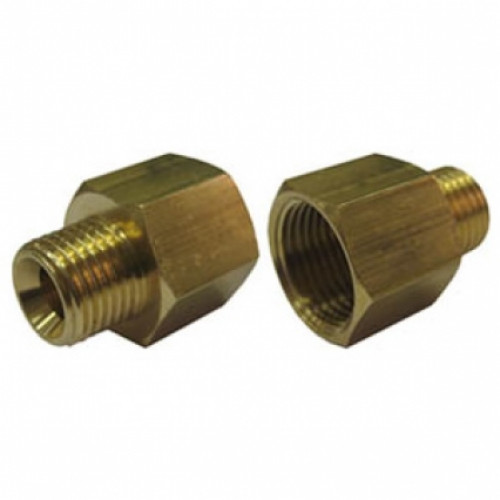 Переходник 1/4 внут - 3/8 внеш, 250bar, латунь