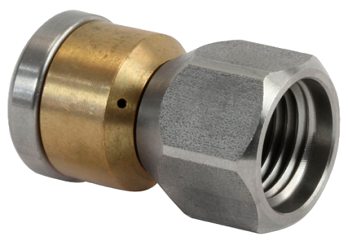 Форсунка вращающаяся каналопромывочная (вход 1/4внут, 3 отверстия, размер 030)