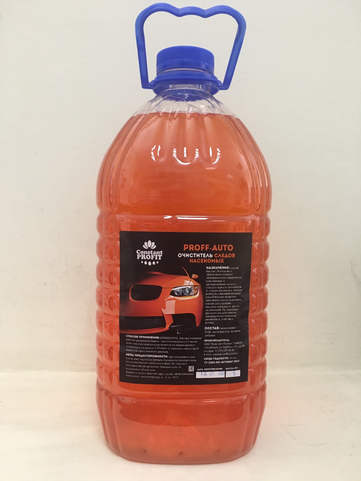 Очиститель следов насекомых PROFF AUTO 5л