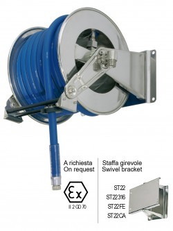 Ramex AV 1300 Барабан инерционный, 20 бар, для шланга 18 м (нерж)