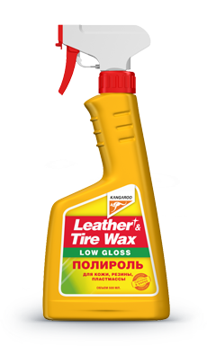 Полироль панели Leather & Tire wax Low Gloss, 500 мл