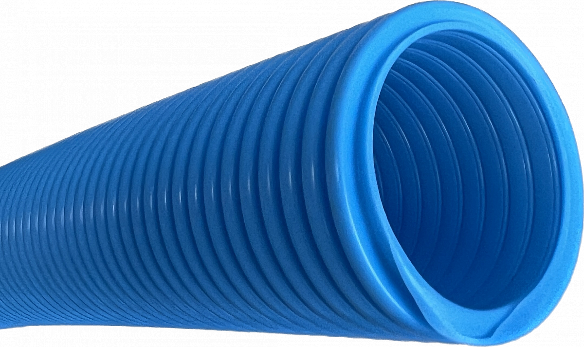 Шланг для пылесоса, гофрированный,диаметр 38 мм,синий,цена за метр