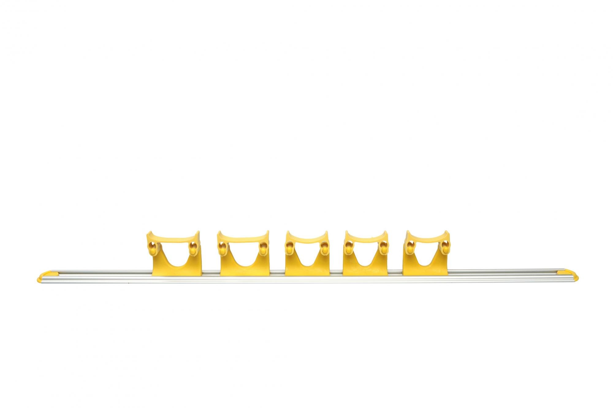 Планка с крепежом (3 маленьких/2 больших  крепления) 900 мм., желтый