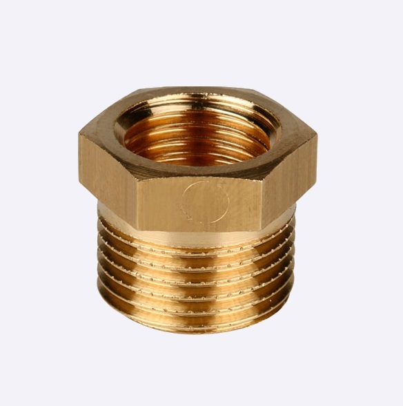 Переходник 1/4 внут - 3/8 внеш, 400bar, латунь
