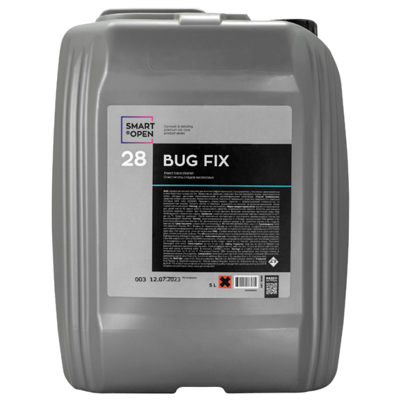 28 BUG FIX Профессиональное средство для очистки следов насекомых,5 л