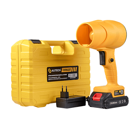 Устройство для сушки салона автомобиля, обдувка Торнадо. 2500 мА. 