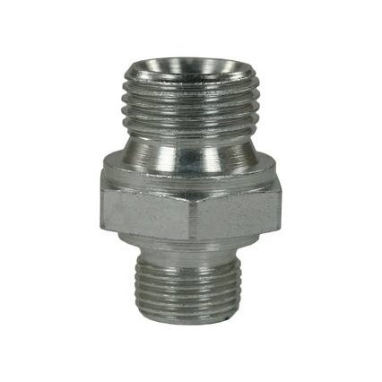 Переходник M22x1,5 внеш - 1/2 внеш, 400bar, оцинк.сталь