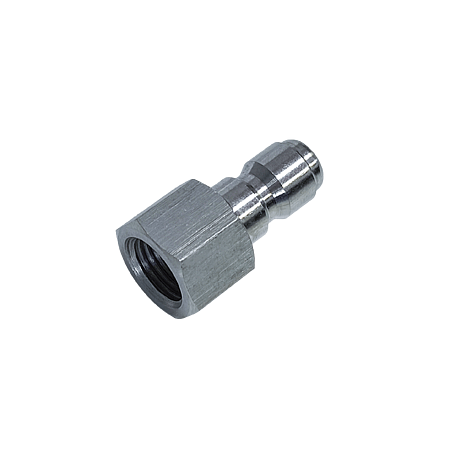 Ниппель-коннектор 350 бар, вход 1/4 гайка, нерж сталь