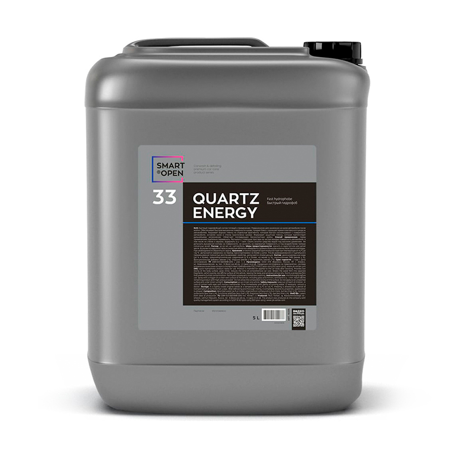 33 QUARTZ ENERGY - Быстрый гидрофобный состав, 5 л