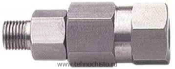 Фитинг поворотный для консоли, 390 бар, 40л/мин, 160град, вход 3/8, выход 3/8, нерж. сталь