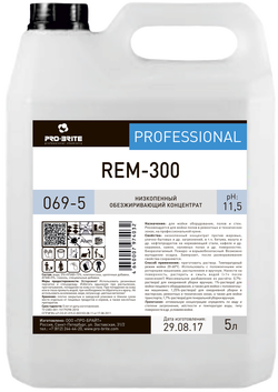 PRO-BRITE REM-300 Моющее средство для сильных загрязнений 5 л.