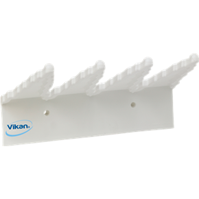 Настенный держатель для инвентаря, 240 мм,белый