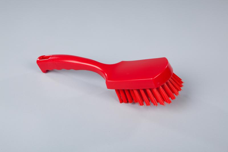 Щётка ручная – средней жёсткости 275х70 мм., красный