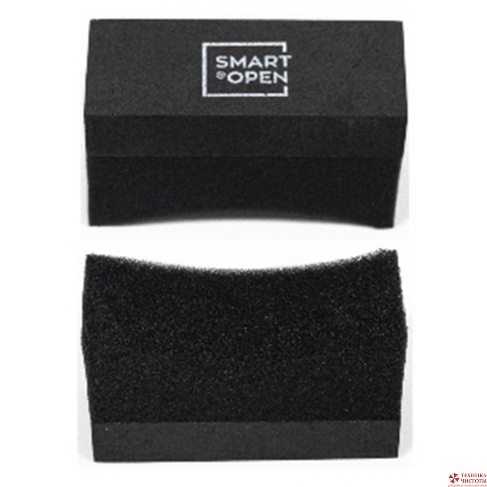 Аппликатор-полумесяц для нанесения составов на шины авто,10x4x(2.5+3) см