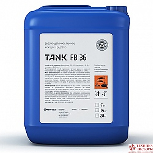 Щелочное пенное моющее средство для пищевого оборудования и инвентаря TANK FB36,7кг
