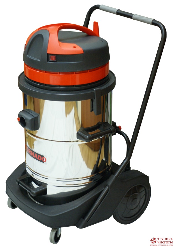 Пылесоc для влажной и сухой уборки TORNADO 633 Inox (бак из нержавеющей стали)