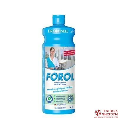 DR.SCHNELL FOROL средство для очистки водостойких поверхностей,1л