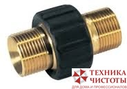 Соединительная муфта для шлангов ВД с изоляцией, 400bar, М22:М22