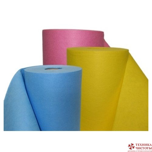 Вискозное нетканое полотно в рулоне, плотность 90 г/м2, 0,3 х 50 м (желтое)