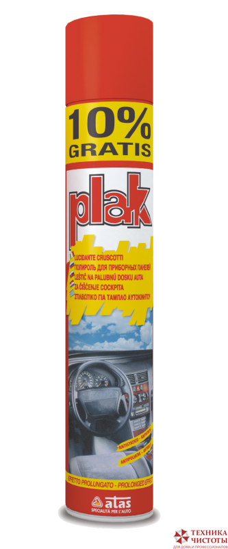 Полироль пластика PLAK ATAS глянцевый, 750мл