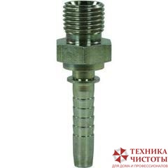 Прессниппель DN08, 1/4 внеш., оцинк. сталь