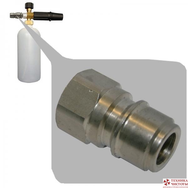 Ниппель ARS 350 , 250bar, 1/4внут, нержавеющая сталь, PA,Италия