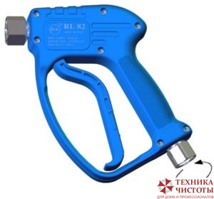 Курок распылительный RL 82 с поворотным фитингом, нерж. сталь, 125 бар; вход 1/2"г,  выход 1/2"г