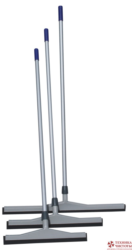 Сгон воды для пола пластиковый 45 см, с твердой резиной и рукояткой