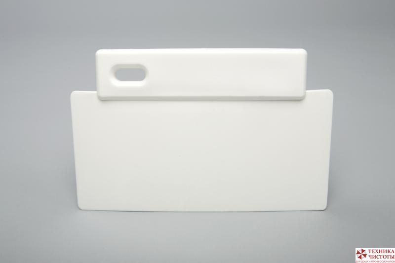 Скребок эргономичный полипропиленовый - 200 х 125 мм., белый