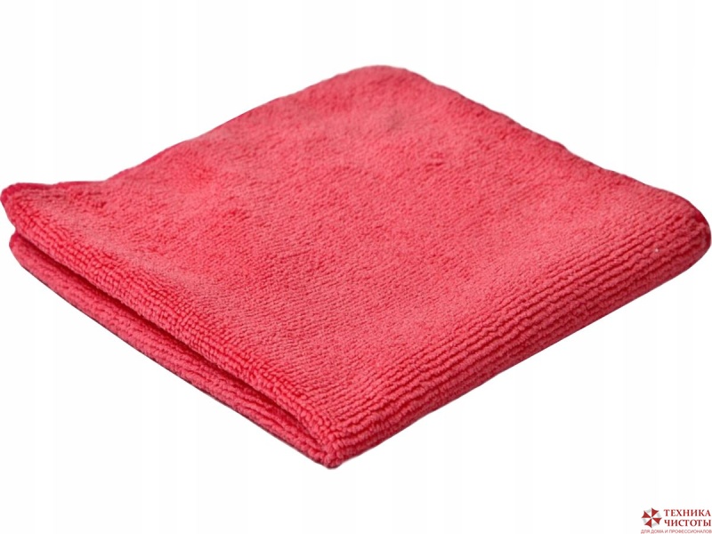 Салфетка для пола из микрофибры 50х80 см,320 г/м2,красная