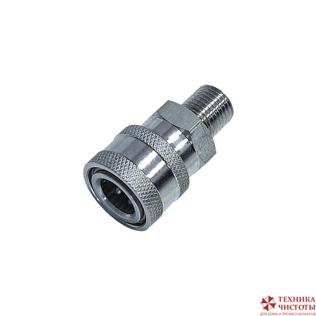 Муфта БРС под форсунки QC,вход 1/4 штуцер,нерж.сталь