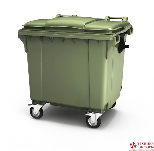 Передвижной мусорный контейнер 1100л.