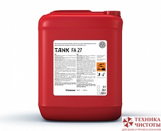 Кислотное высокопенное моющее средство на основе ортофосфорной кислоты Tank FA 27,  6 кг
