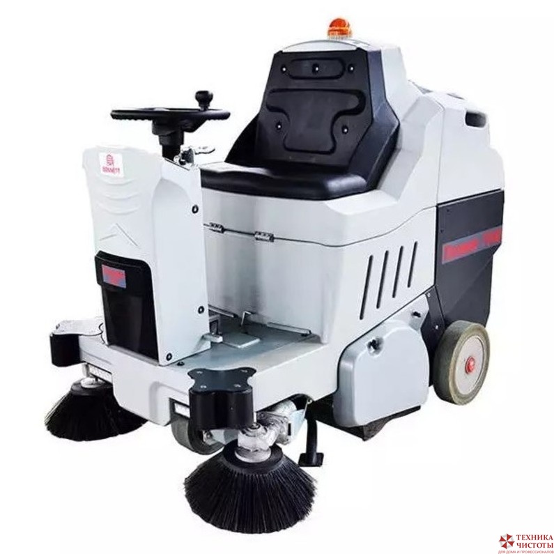Bennett Tornado 700bd с литиевым АКБ 315 а/ч Аккумуляторная подметальная машина с местом оператора
