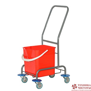 Тележка уборочная одноведерная 1х23 л,без отжима