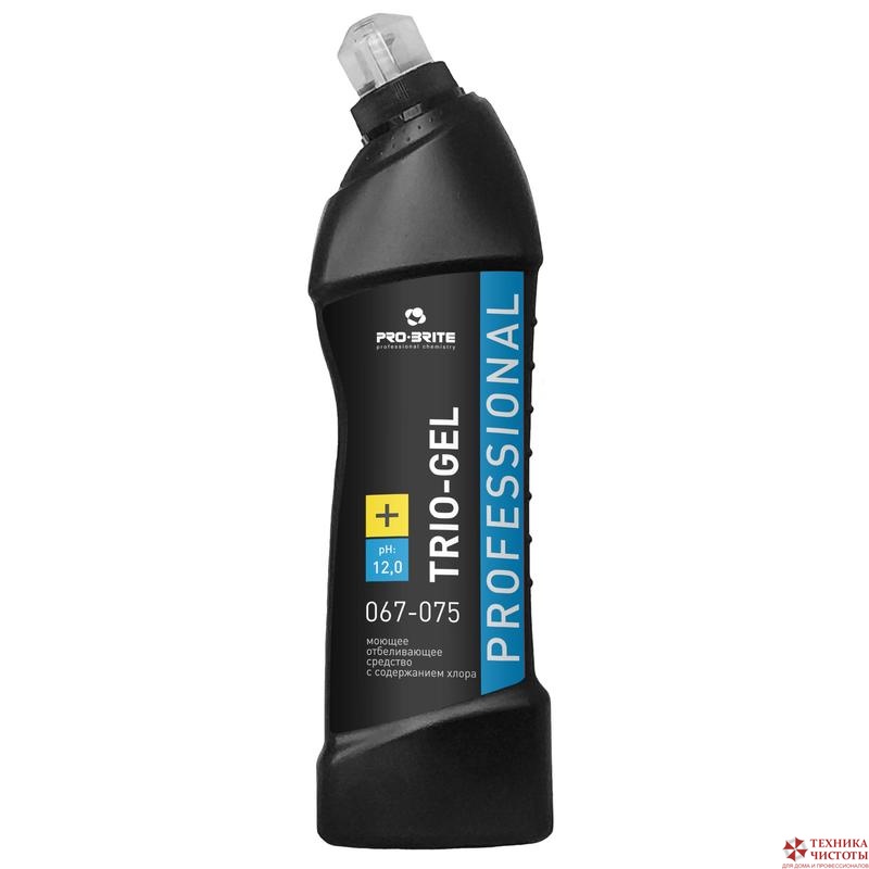 PRO-BRITE TRIO-GEL универсальный чистящий и отбеливающий гель 750мл